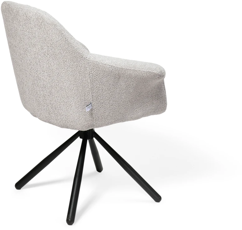 Valgomojo kėdė Pari/Odessa 650-Swivel Conic KD, Šviesiai pilka