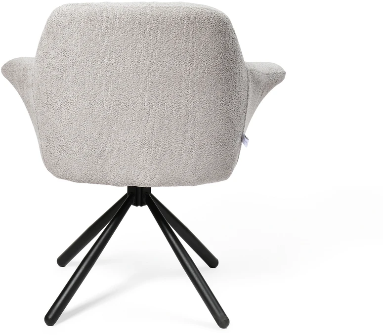 Valgomojo kėdė Pari/Odessa 650-Swivel Conic KD, Šviesiai pilka