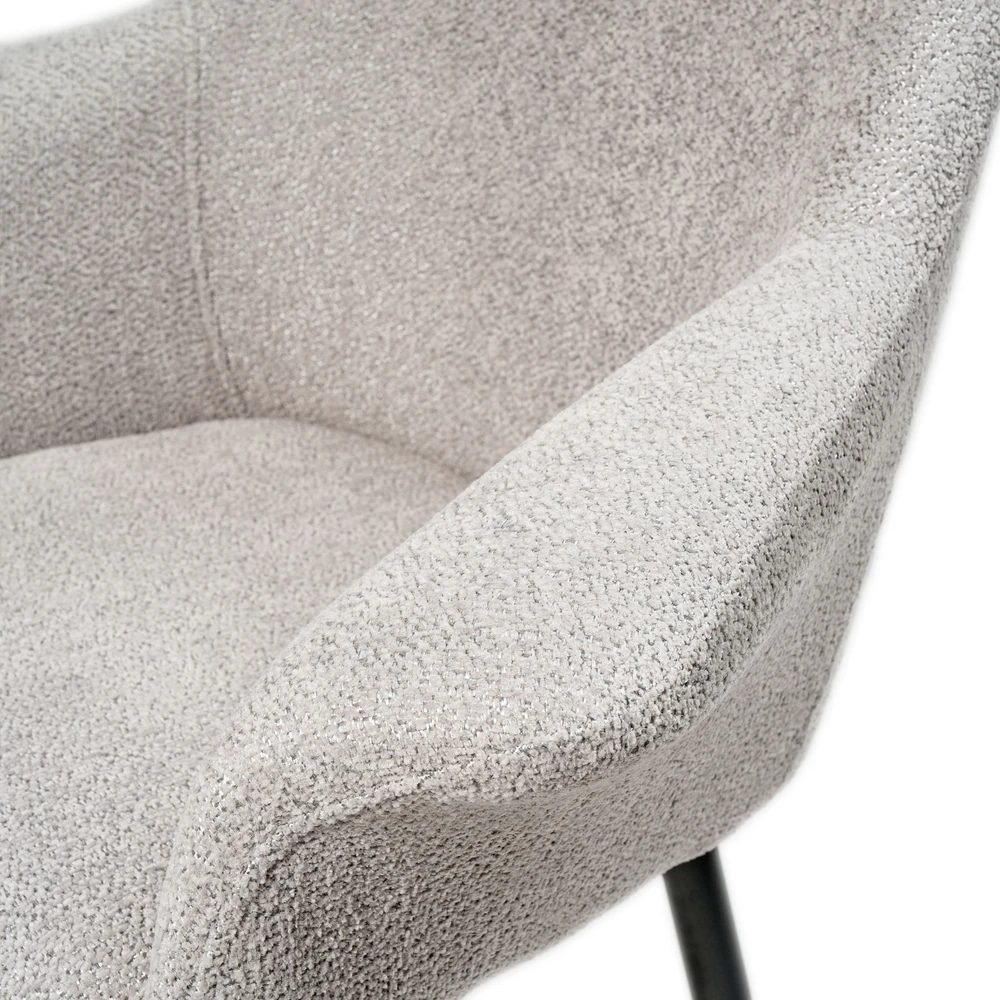 Valgomojo kėdė Pari/Odessa 650-Swivel Conic KD, Šviesiai pilka