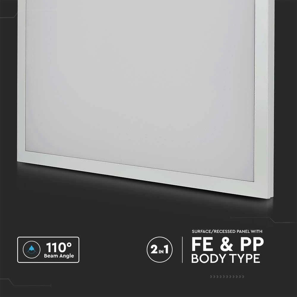 V-tac 36W LED paviršinė panelė, 60x60cm, 4000K