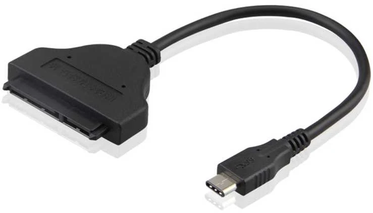 Šakotuvas USB-C 3.1 SATA 22 PIN HDD SSD adapteris