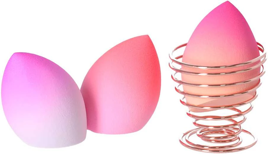 Beauty Maišytuvas makiažo kempinėlių rinkinys 3vnt. + BLING stovai