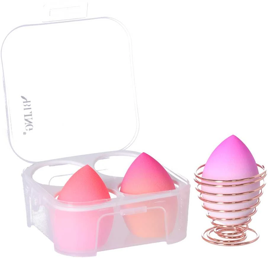 Beauty Maišytuvas makiažo kempinėlių rinkinys 3vnt. + BLING stovai