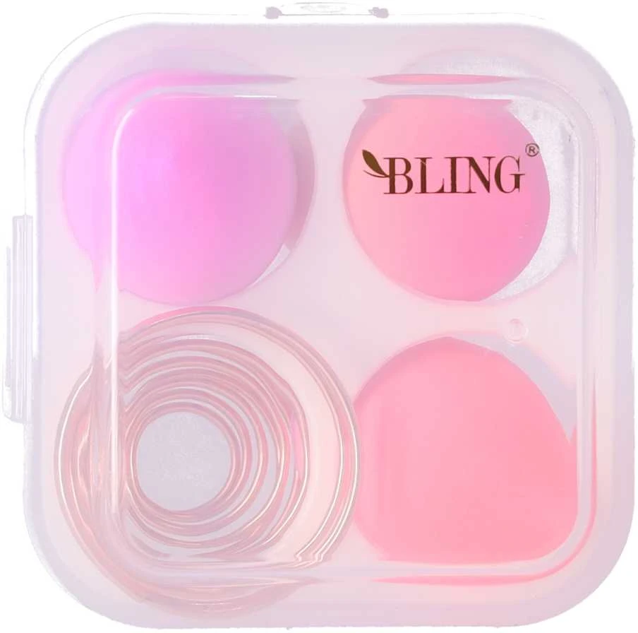 Beauty Maišytuvas makiažo kempinėlių rinkinys 3vnt. + BLING stovai
