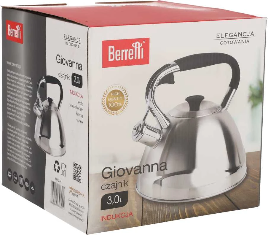 Berretti Vandens Virdulys 3L Satino Blizgesys