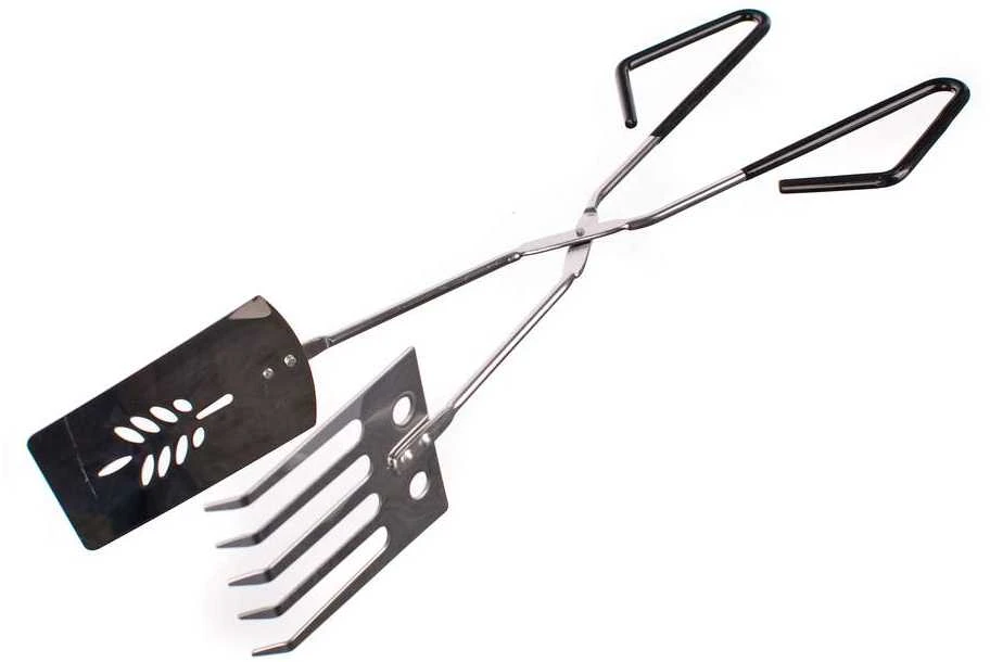 Chromuotos BBQ žnyplės 38cm