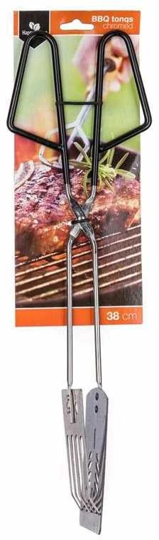 Chromuotos BBQ žnyplės 38cm