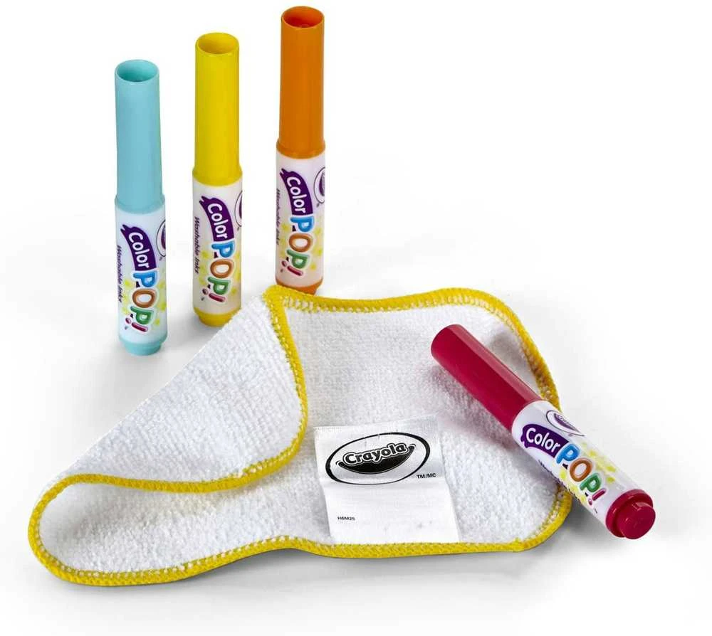 „Crayola“: „Color Pop“ - 4 sausų -erazės mini žymeklių rinkinys