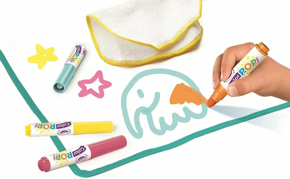„Crayola“: „Color Pop“ - 4 sausų -erazės mini žymeklių rinkinys