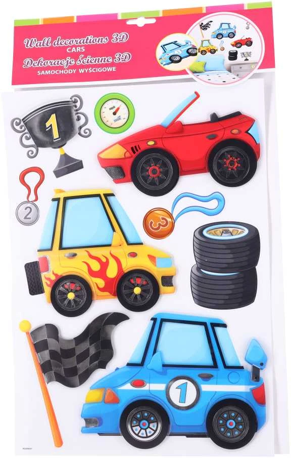 Marko Dekoracje Scienne 3D sienos dekoravimas - automobiliai