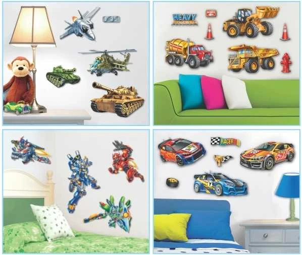 Marko Dekoracje Scienne 3D sienos dekoravimas - gaisrinės mašinos