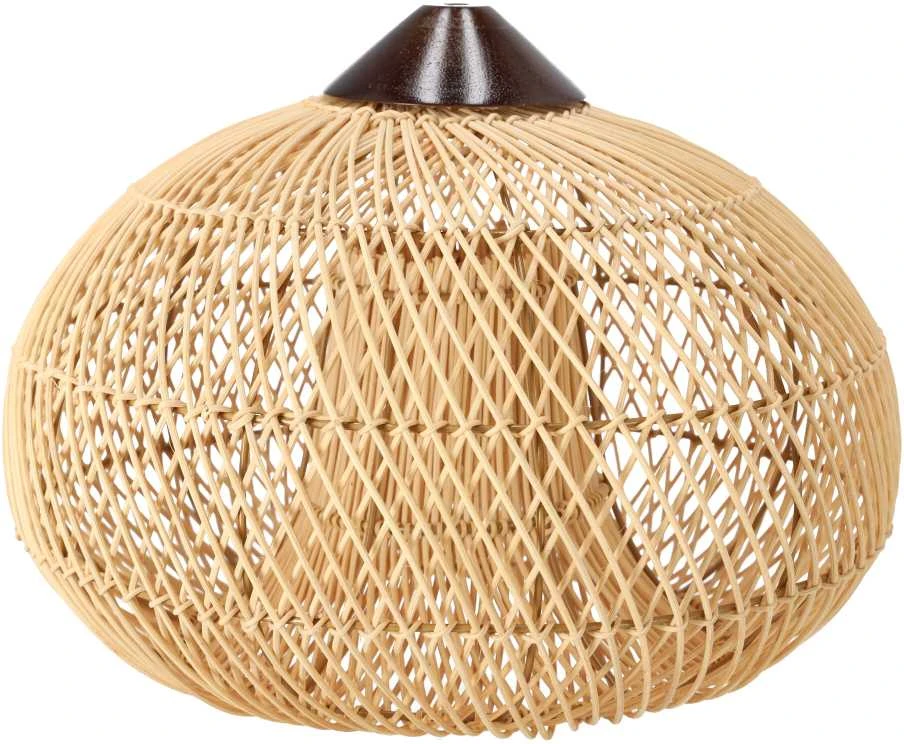 Pakabinamas šviestuvas Dekoratyvinė Rataninė Pakabinama Lempa 40 cm - Natūrali Spalva