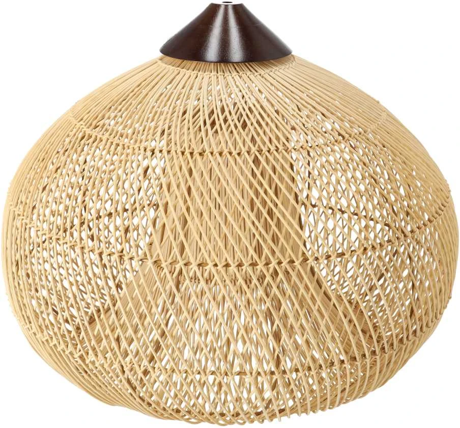 Pakabinamas šviestuvas Dekoratyvinė Rotango Pakabinama Lempa 50 cm (Natūralios Spalvos)