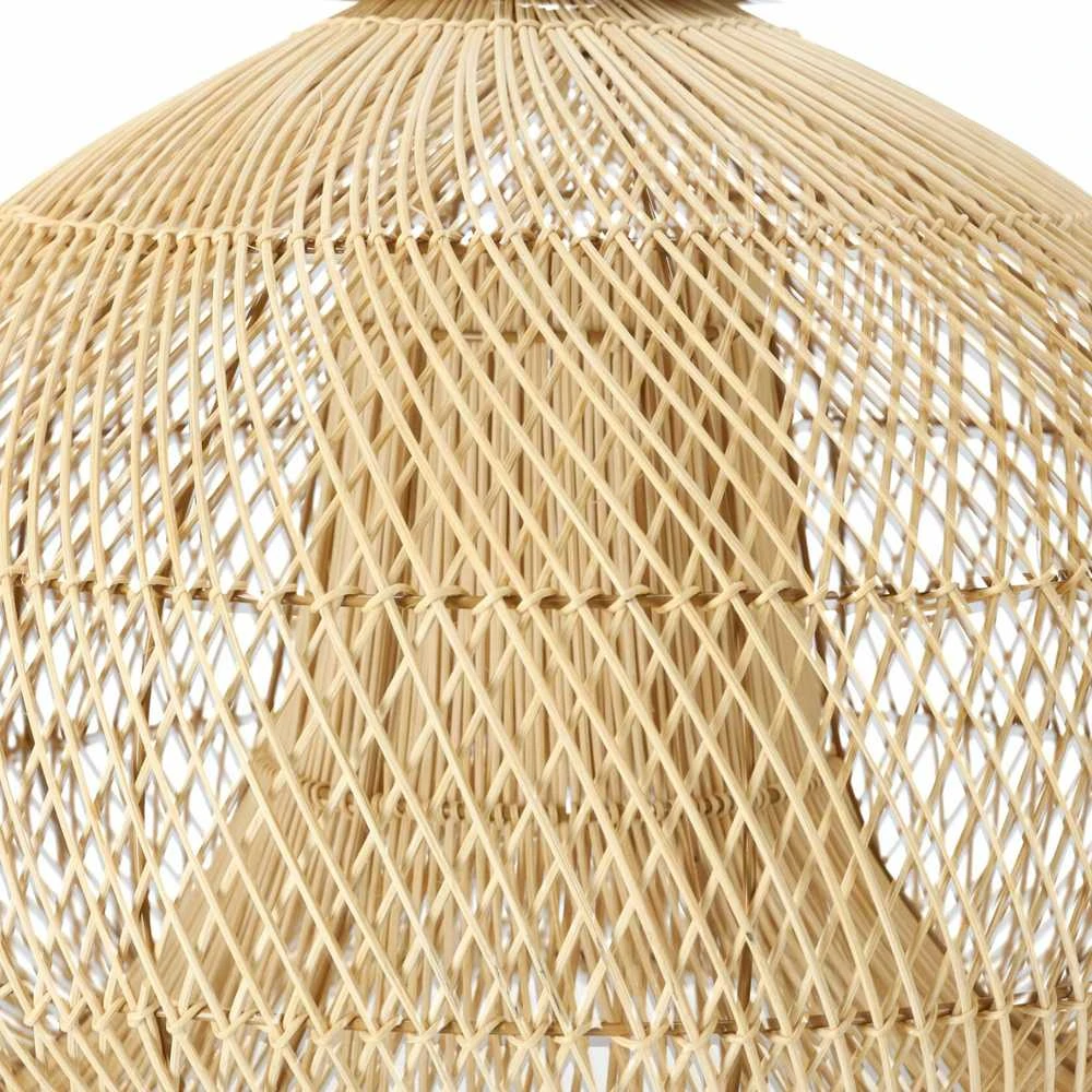 Pakabinamas šviestuvas Dekoratyvinė Rotango Pakabinama Lempa 50 cm (Natūralios Spalvos)