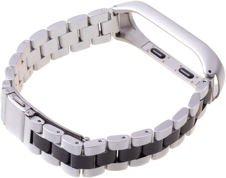 Xiaomi Apyrankė Mi Band 3/ Mi Band 4 - Sidabrinė Juoda