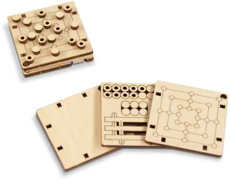 Dėlionė WOODEN CITY Medinės Galvosūkis 3D – Medinis Malūnas
