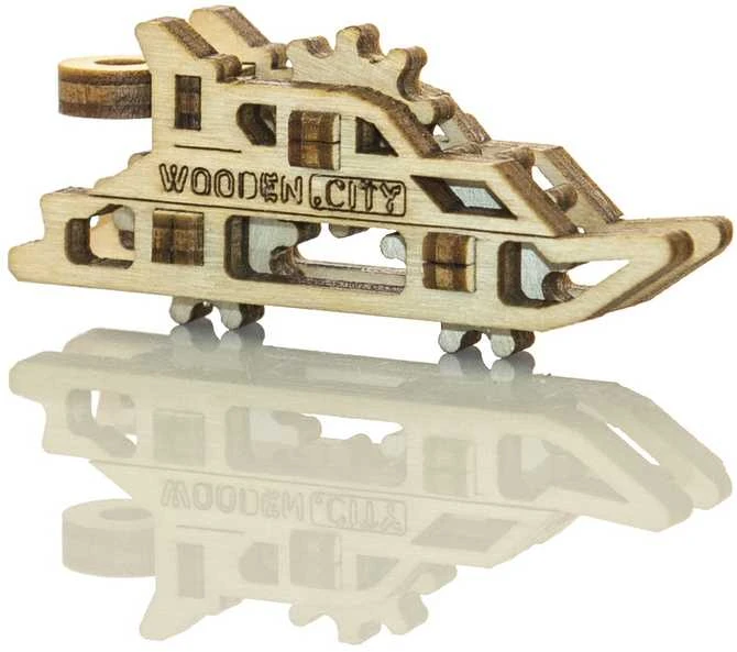 Dėlionė WOODEN CITY 3D Medinis Puzzles - Laivai