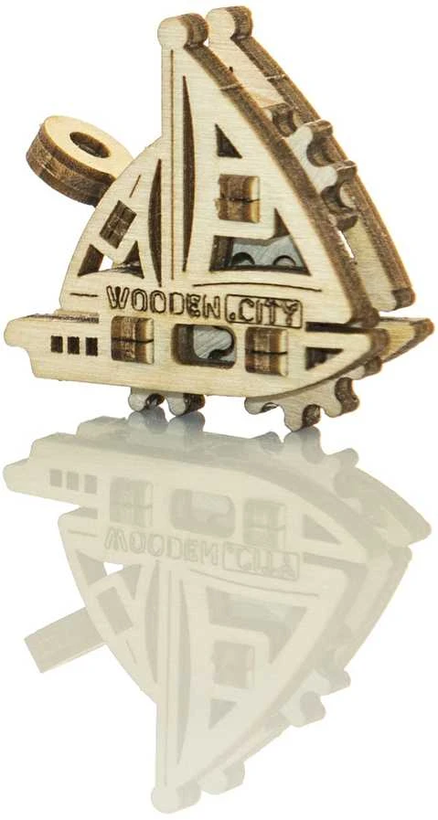 Dėlionė WOODEN CITY 3D Medinis Puzzles - Laivai
