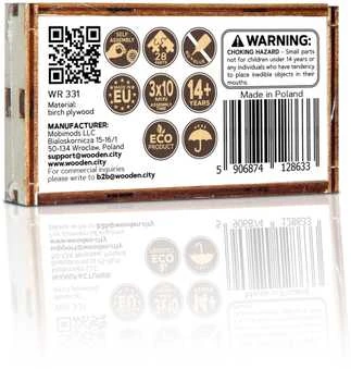 Dėlionė WOODEN CITY 3D Medinis Puzzles - Laivai