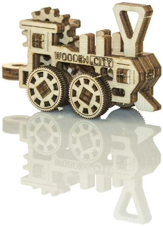 WOODEN CITY 3D Mediniai Dėlionė Transportas