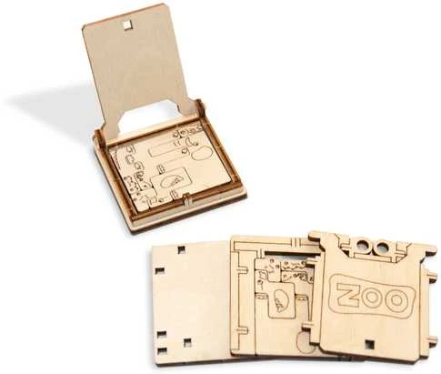 Dėlionė Wooden City MEDINIAI PUZZLIAI 3D - ZOO