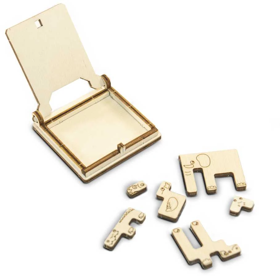 Dėlionė Wooden City MEDINIAI PUZZLIAI 3D - ZOO