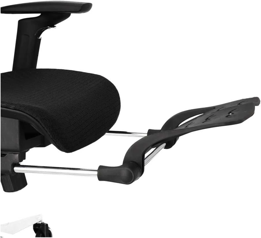 Ergonomiška Reguliuojama Tinklinė Biuro Kėdė - Juoda