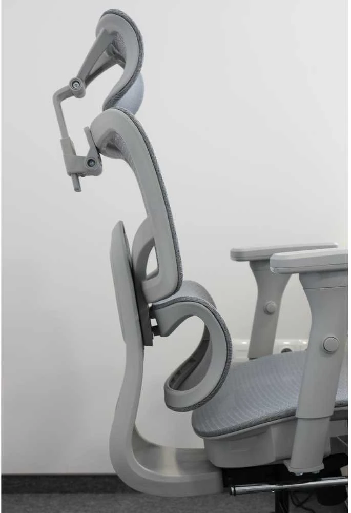 Ergonominė reguliuojama tinklinė kėdė - Pilka