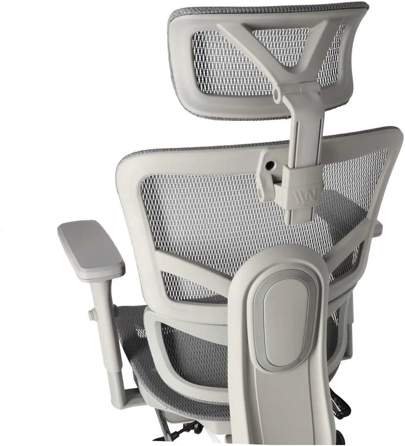 Ergonominė reguliuojama tinklinė kėdė - Pilka