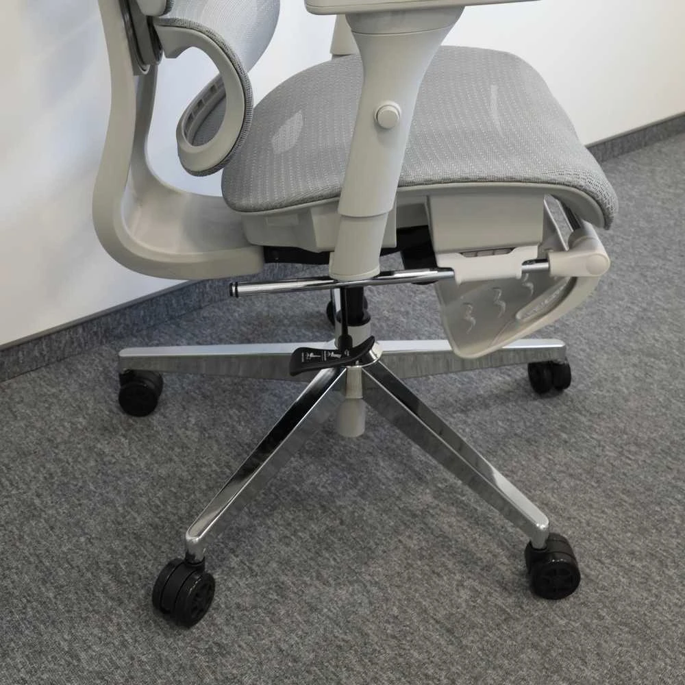 Ergonominė reguliuojama tinklinė kėdė - Pilka