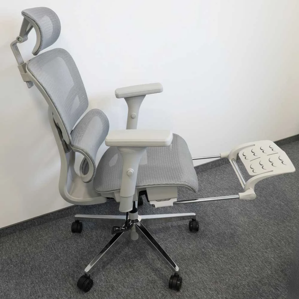 Ergonominė reguliuojama tinklinė kėdė - Pilka