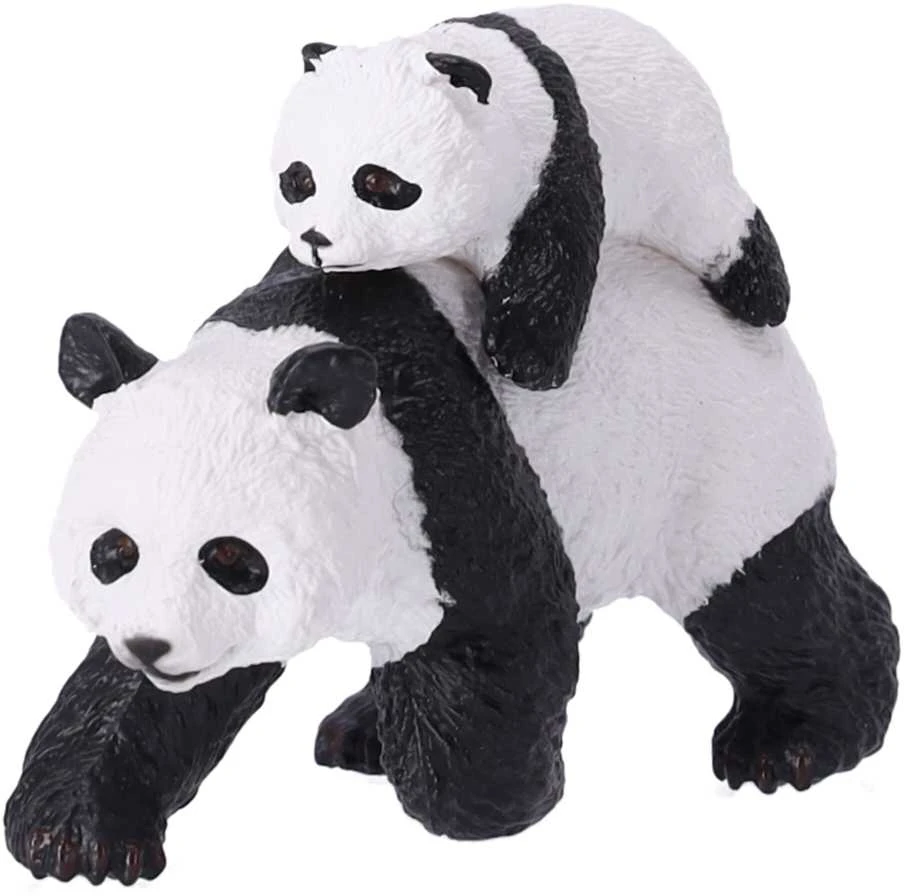 Papo figūrėlė Panda su jaunikliu