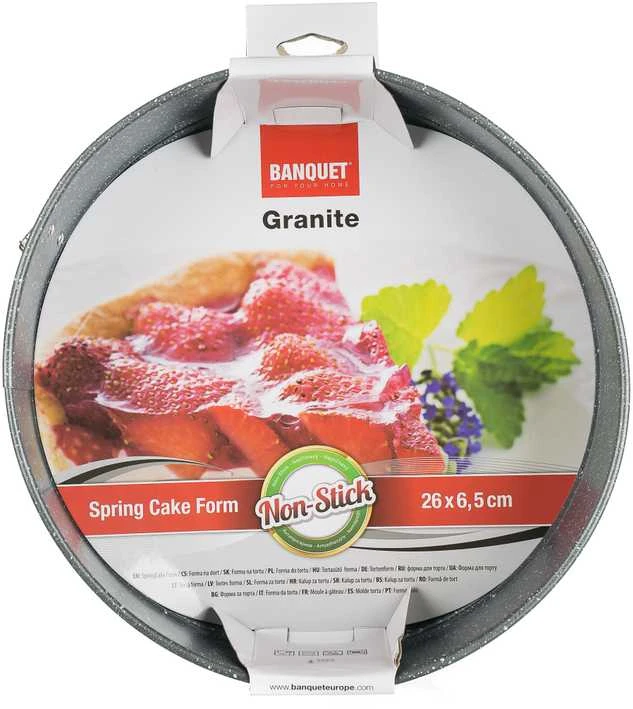 Banquet Torto forma 26x6,5cm "Granite"