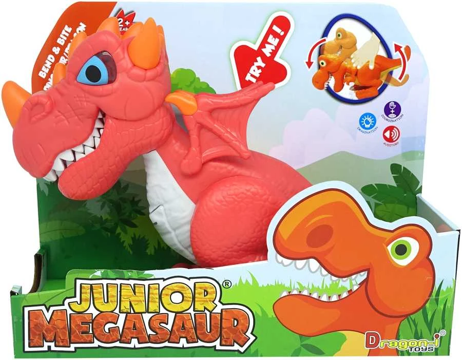 Junior Megazaur Interaktyvi Žaislas T-Rex Su Šviesa Ir Garsu