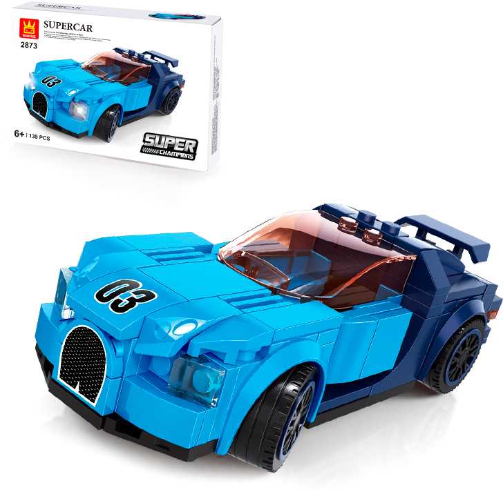 Bugatti Konstruktorius Chiron 161 elementų