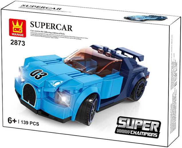 Bugatti Konstruktorius Chiron 161 elementų