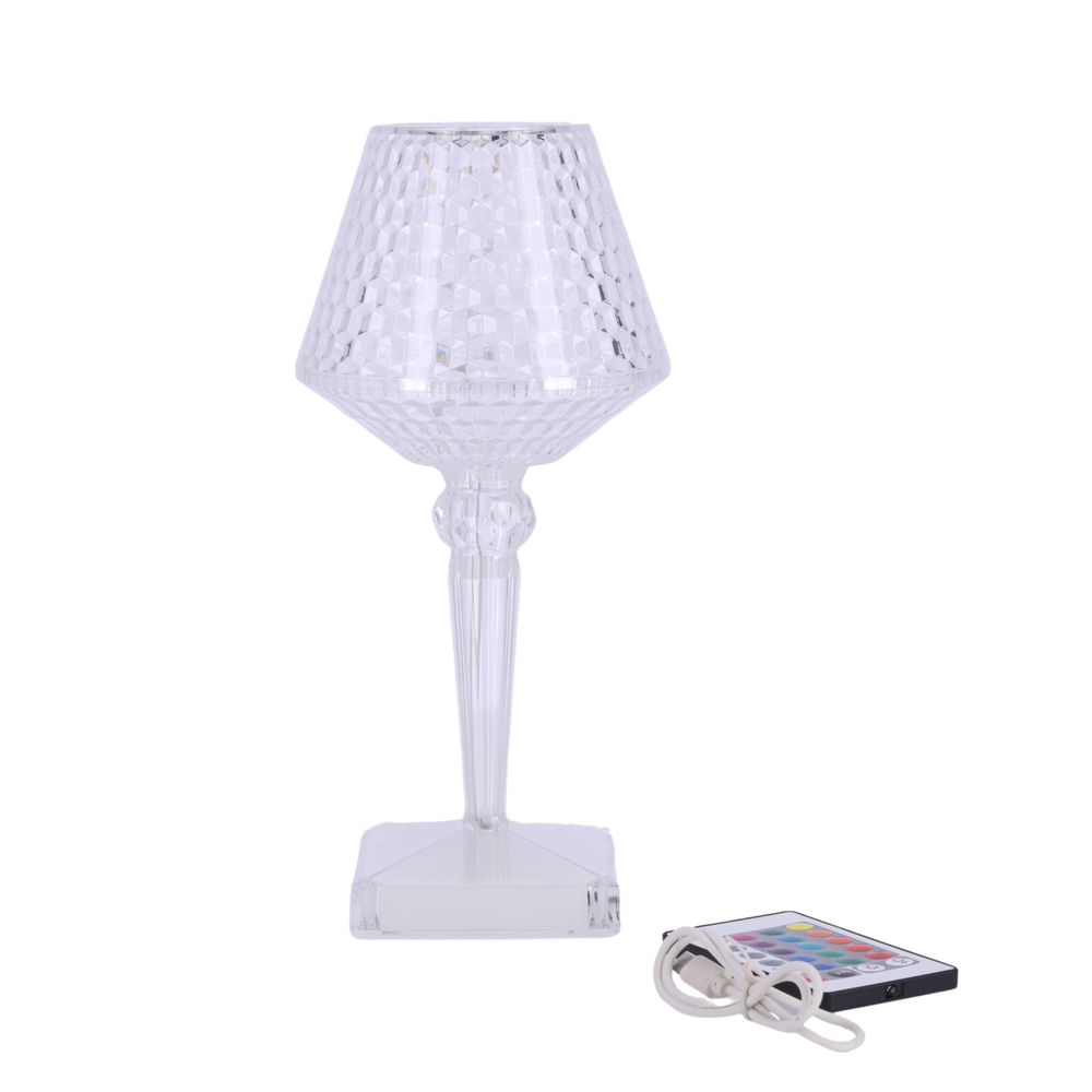 Led Lempa Kristalų 8cm 25cm RGB