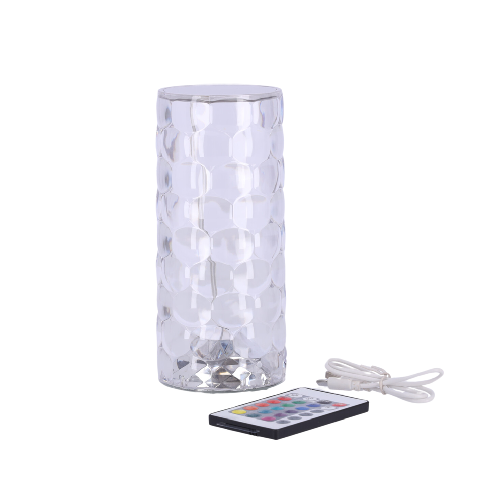 Kryštolinė LED Lempa RS-SJ-TD03, 5V, RGB, Portatyvi