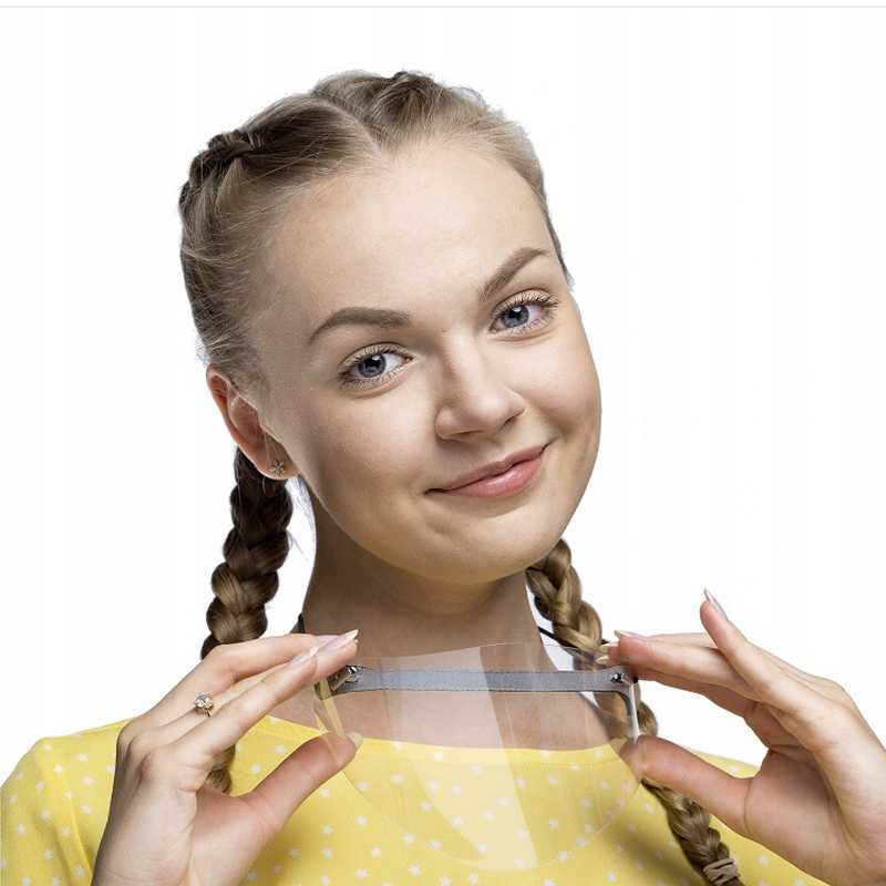 Mini nosis ir lūpos - pilka