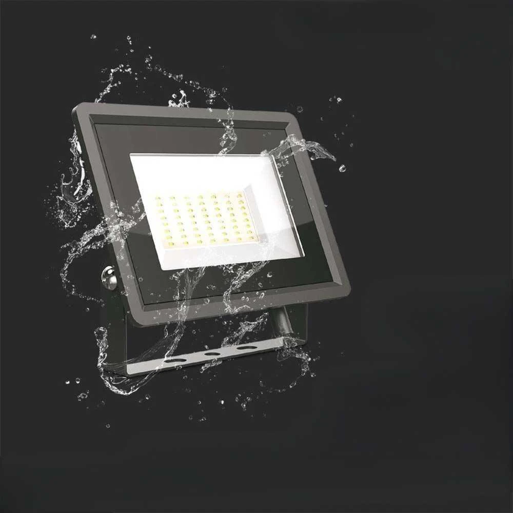 V-tac 50W LED prožektorius, juodas, 4000K