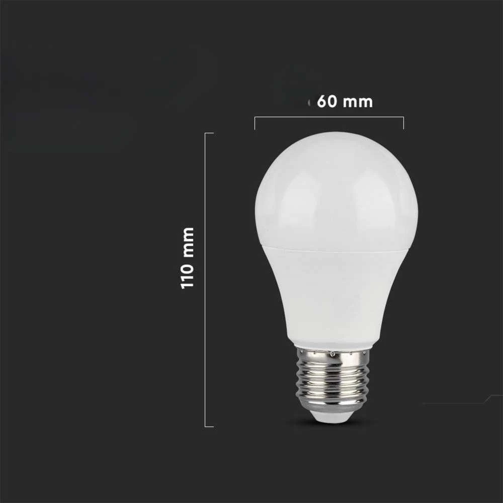 V-tac 10,5W LED lemputė, E27, A60, 6500K