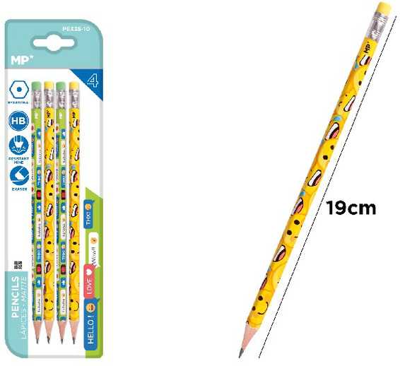 MP Olofai "Candy Color" HB 4 vnt 19 cm