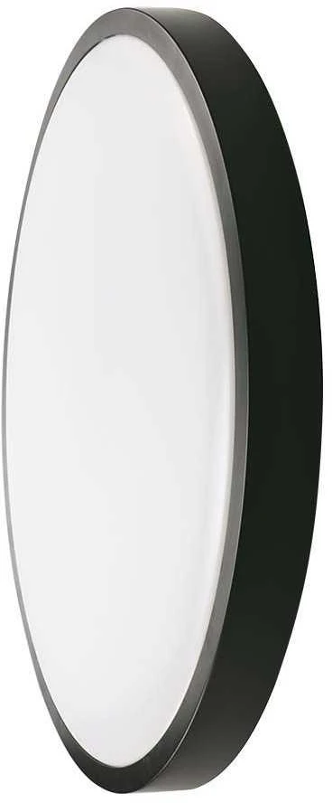 Sieninis šviestuvas 18W LED paviršinis šviestuvas, juodu korpusu, 4000K, IP44