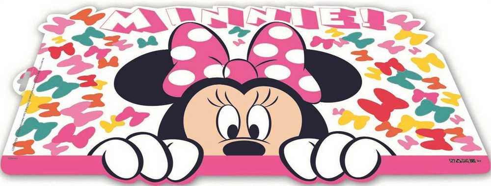 Minnie Bloom formos plastikinė kilimėlis 43x28cm