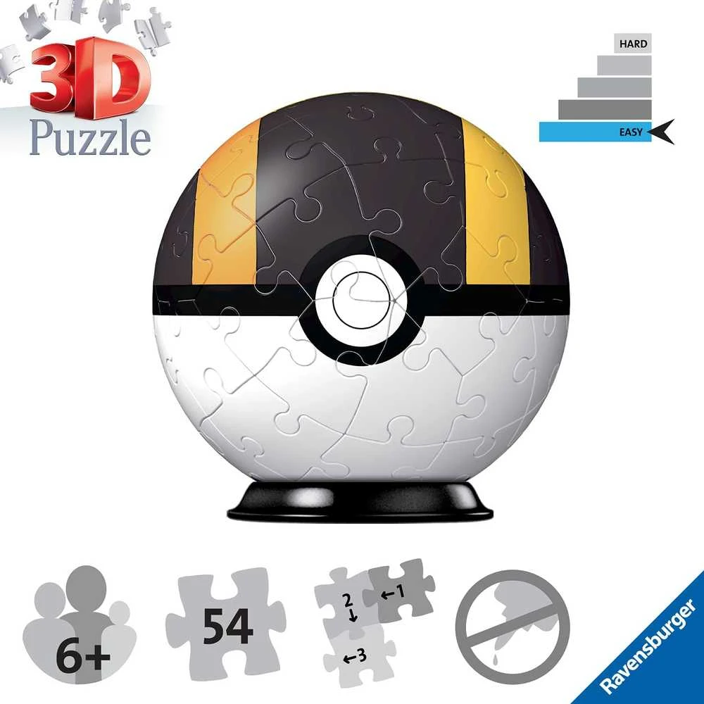 Ravensburger 3D Dėlionė 54 vnt. - Pokemon kamuolys