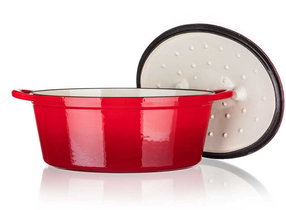 Banquet Ketaus kepimo indas banketas, KIETAS, DIDELIS, 6,7 l dujinė indukcinė orkaitė