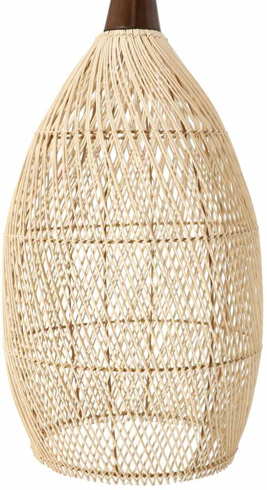 Pakabinamas šviestuvas Pristatomas Rattan pakabos šviestuvas 35 cm Natūralios spalvos
