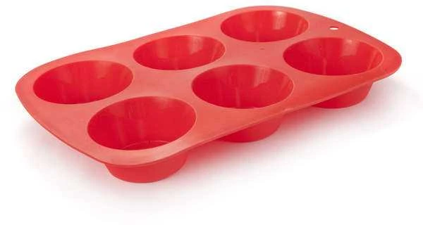 Banquet silikoninė kepimo forma 27.5X18cm 6F, raudona