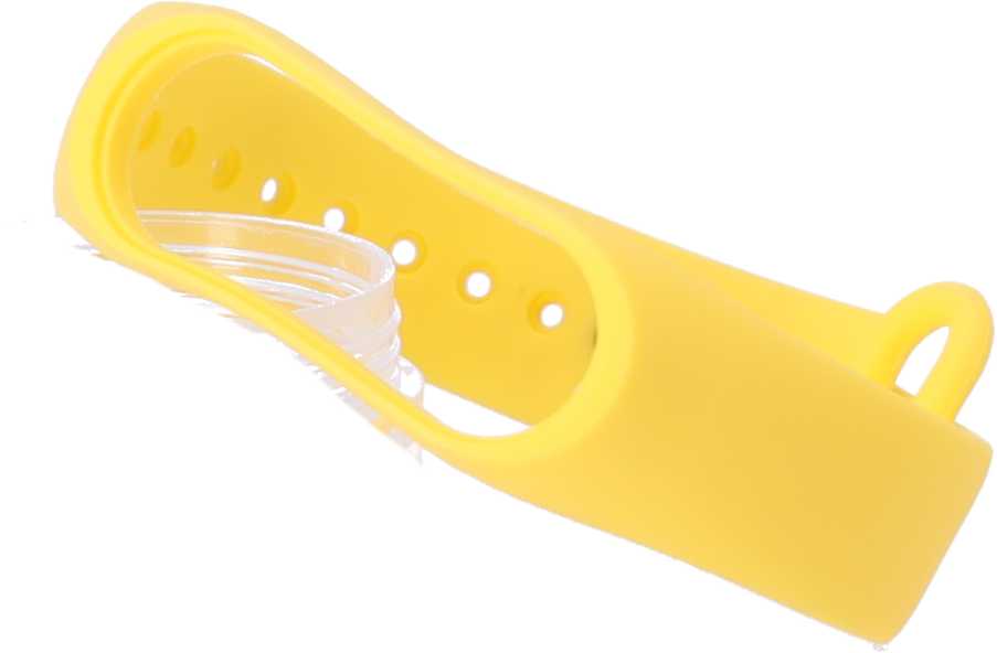 Silikono dirželis, skirtas „Xiaomi Mi“ 3/3/ Xiaomi Mi Band 4 - geltonai