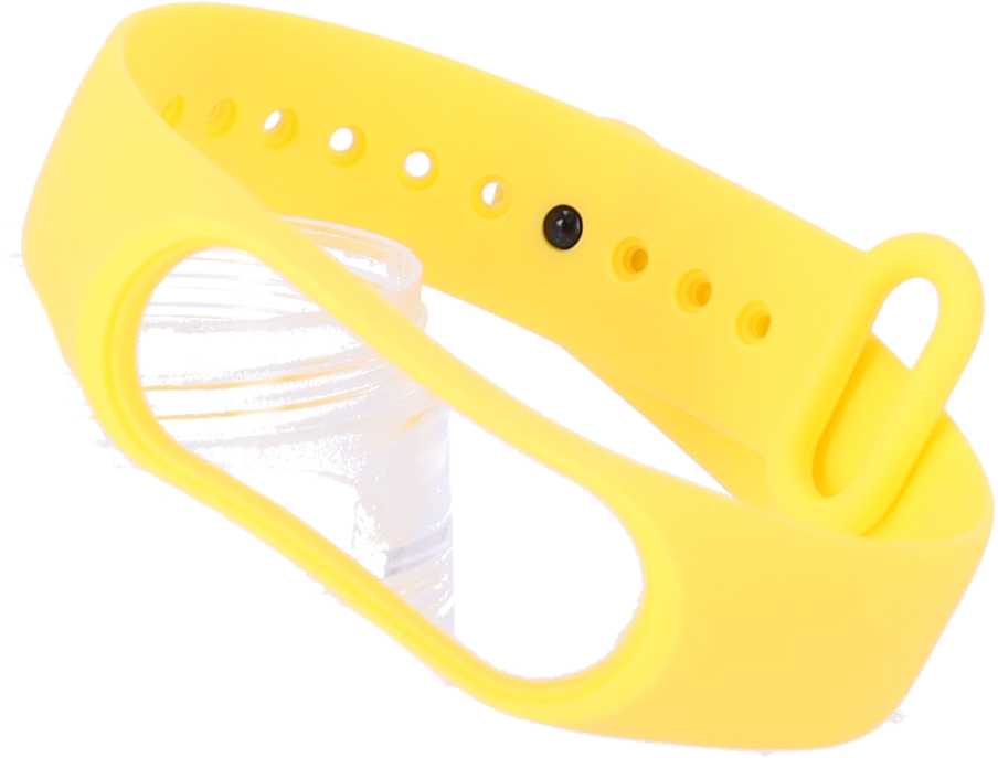 Silikono dirželis, skirtas „Xiaomi Mi“ 3/3/ Xiaomi Mi Band 4 - geltonai